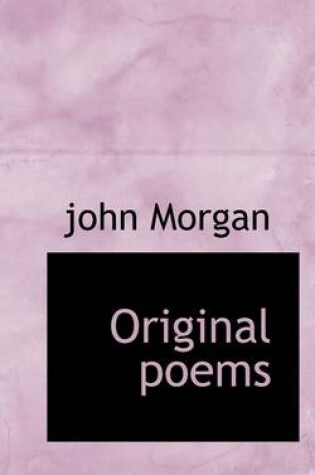 Cover of Original Poems