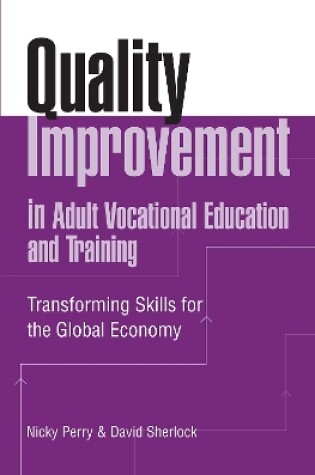 Cover of Quality Improvement in Adult Vocational Education and Training