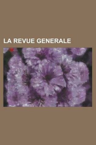 Cover of La Revue Generale