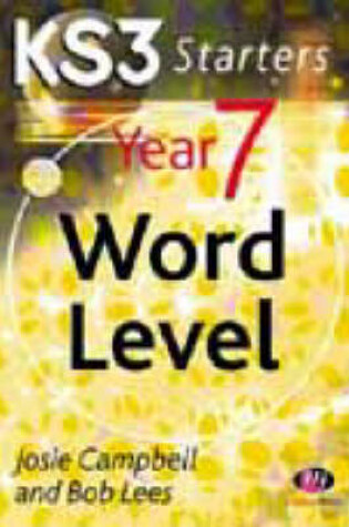 Cover of Key Stage 3 English Starters: Word Level