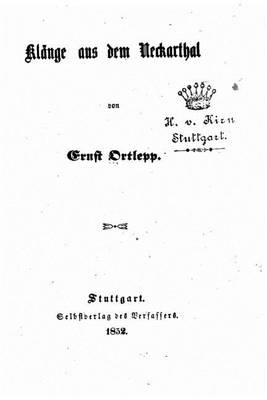 Book cover for Klänge aus dem Neckarthal