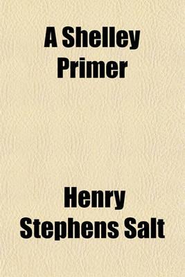 Book cover for A Shelley Primer