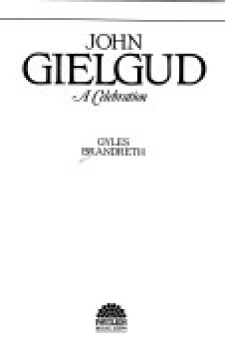 Cover of John Gielgud