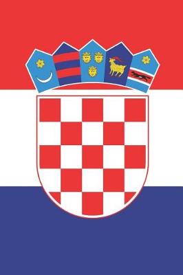 Book cover for Croatia Flag Notebook - Croatian Flag Book - Croatia Travel Journal