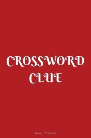 Cover of Crossword Clue