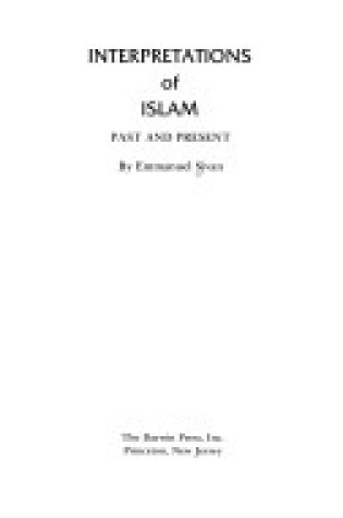 Cover of Interpretations of Islam