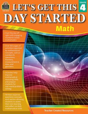 Book cover for Let's Get This Day Started: Math (Gr. 4)
