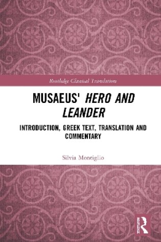 Cover of Musaeus' Hero and Leander