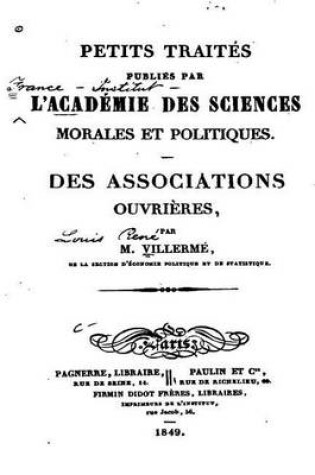 Cover of Des Associations Ouvrieres