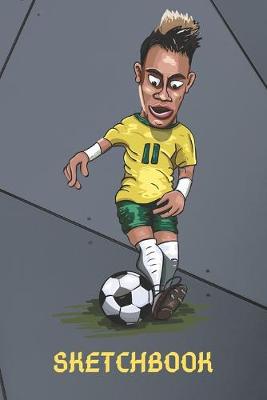 Book cover for Neymar Football Sketchbook