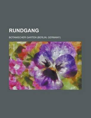 Book cover for Rundgang