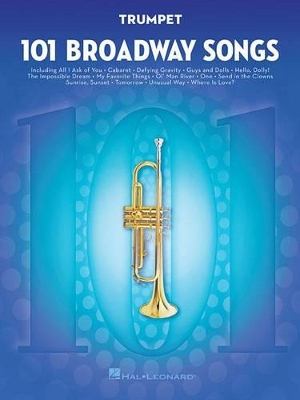 Cover of 101 Broadway Songs for Trumpet