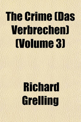 Book cover for The Crime (Das Verbrechen) (Volume 3)