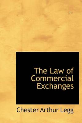 Book cover for The Law of Commercial Exchanges