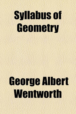 Book cover for Syllabus of Geometry