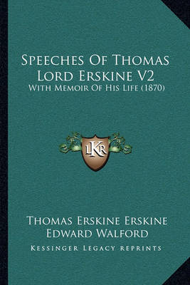 Book cover for Speeches of Thomas Lord Erskine V2