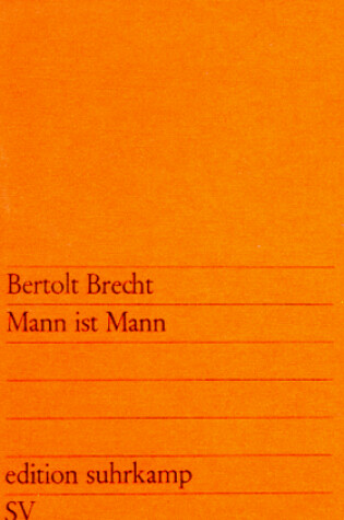 Cover of Mann ist Mann