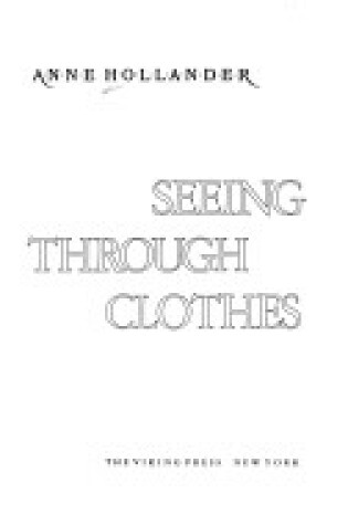 Cover of Seeing Through Clothes