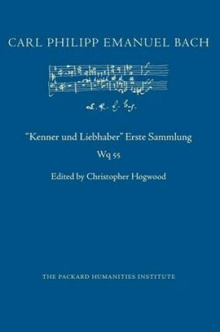 Cover of "Kenner und Liebhaber" Erste Sammlung