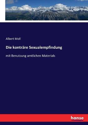 Book cover for Die konträre Sexualempfindung