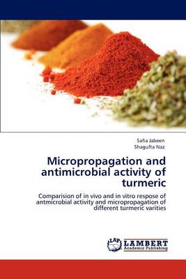 Book cover for Micropropagation and Antimicrobial Activity of Turmeric