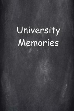 Cover of Graduation Journal University Memories