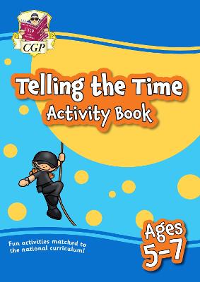 Book cover for Telling the Time Activity Book for Ages 5-7