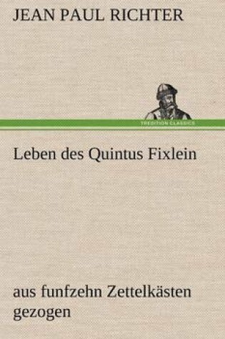 Cover of Leben Des Quintus Fixlein