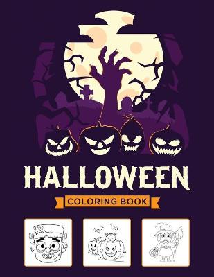 Book cover for Halloween Coloring Book