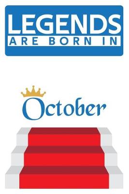 Book cover for Legends are born in October