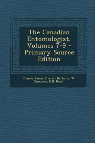 Cover of The Canadian Entomologist, Volumes 7-9