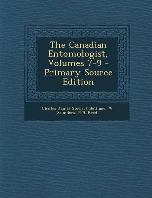 Book cover for The Canadian Entomologist, Volumes 7-9