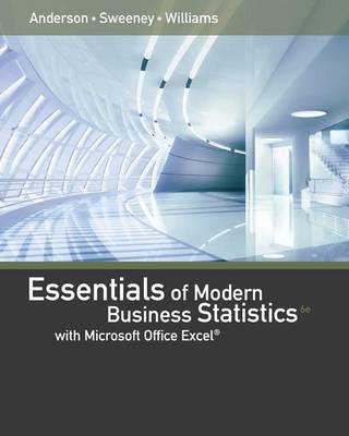 Book cover for Essentials of Modern Business Statistics with Microsoft Excel