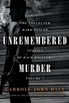 Book cover for Unremembered Murder