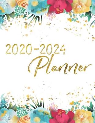 Book cover for 5 Year Planner 2020-2024 Monthly Pocket Calendar 60 Month (8.5x11 with 156 pages)