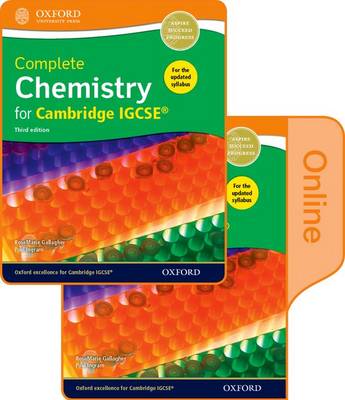 Book cover for Complete Chemistry for Cambridge IGCSE Print and Online Student Book Pack