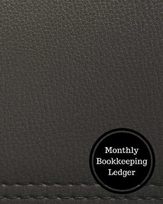 Book cover for Monthly Bookkeeping Ledger