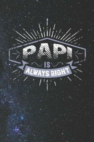 Cover of Papi Is Always Right