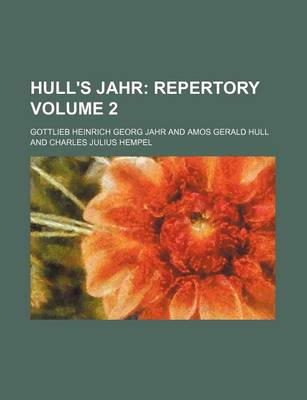 Book cover for Hull's Jahr Volume 2; Repertory