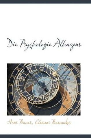 Cover of Die Psychologie Alhazens