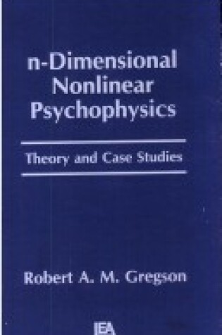 Cover of N-dimensional Nonlinear Psychophysics