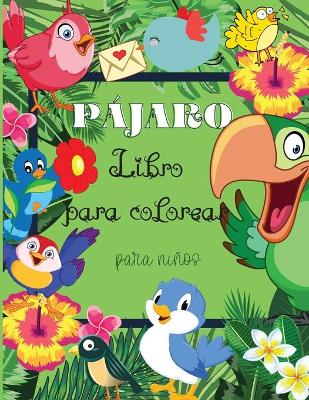 Book cover for Pájaro Libro para colorear para niños