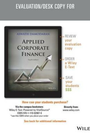 Cover of Applied Corporate Finance, Fourth Edition Evaluation Copy