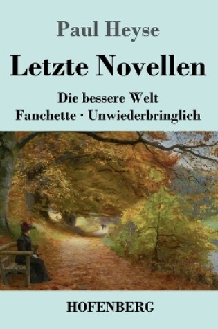 Cover of Letzte Novellen