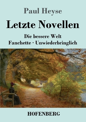 Book cover for Letzte Novellen