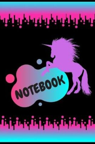 Cover of Unicorn Notebook For Girls, 120 Pages