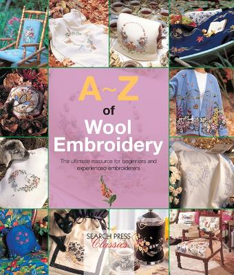 Book cover for A-Z of Wool Embroidery