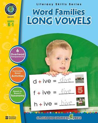 Book cover for Word Families Long Vowels