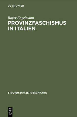 Cover of Provinzfaschismus in Italien