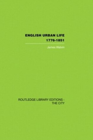 Cover of English Urban Life
